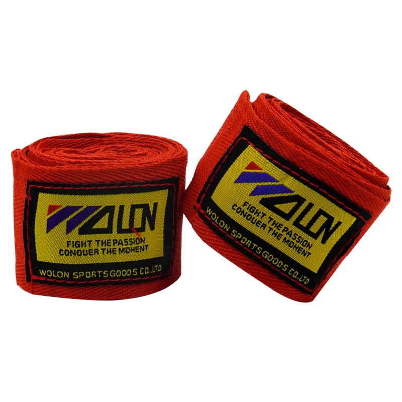 Bandes de boxe protection rouge en coton pour un soutien optimal lors des entraînements