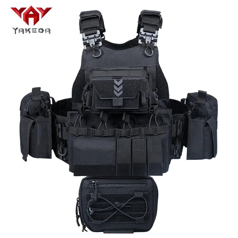 Gilet tactique YAKEDA Camouflage Multicam avec Accessoires - Sentinelle Alpha